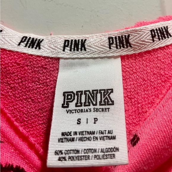 PINK VS Rare Ombré palm tree 🌴 themed sweatshirt - Picture 4 of 11